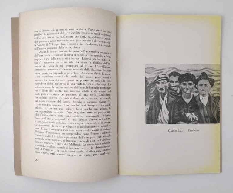 IL CAMPO rivista di cultura Numero 6 1956 Mariano Tommaso …