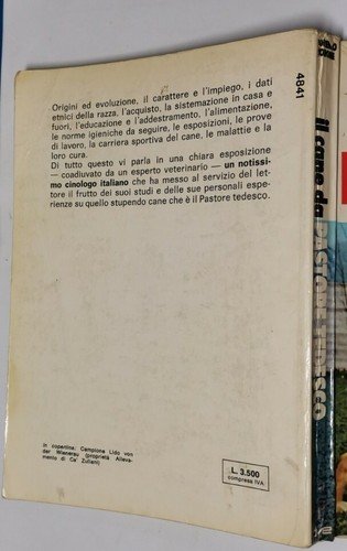 IL CANE DA PASTORE TEDESCO di Fiorenzo Fiorone 1976 libro …