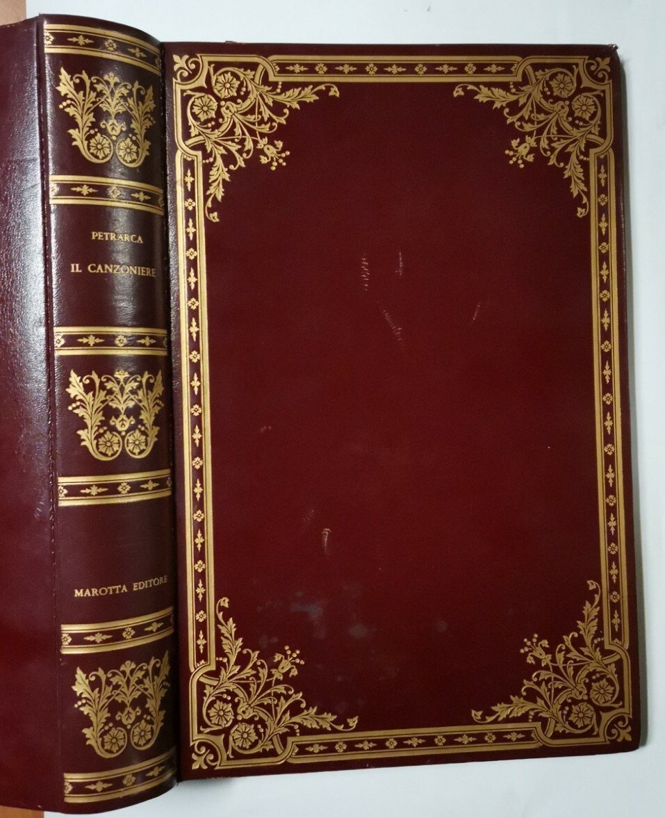 IL CANZONIERE di Francesco Petrarca 1974 Marotta libro edizione limitata …