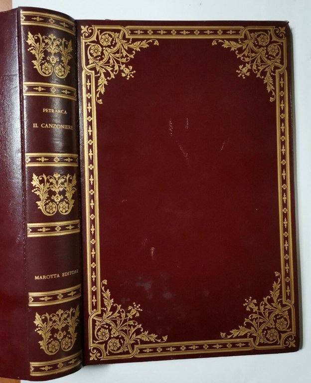 IL CANZONIERE di Francesco Petrarca 1974 Marotta libro edizione limitata Arezzo