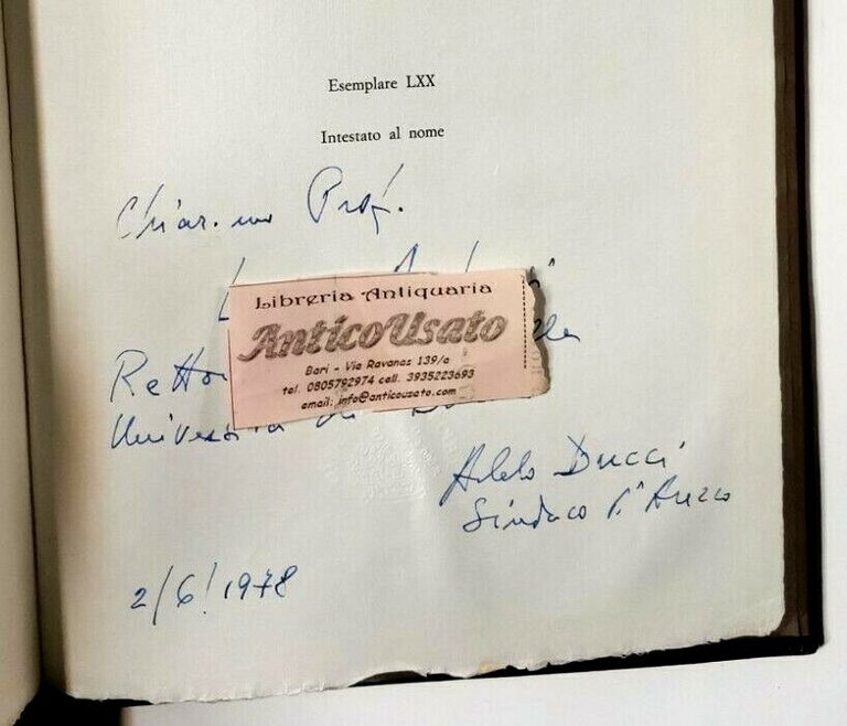 IL CANZONIERE di Francesco Petrarca 1974 Marotta libro edizione limitata …
