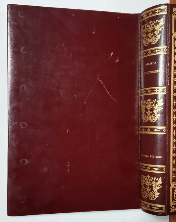 IL CANZONIERE di Francesco Petrarca 1974 Marotta libro edizione limitata …