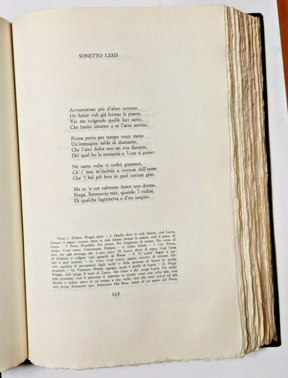 IL CANZONIERE di Francesco Petrarca 1974 Marotta libro edizione limitata …
