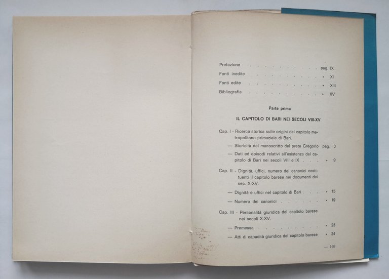 IL CAPITOLO METROPOLITANO PRIMAZIALE DI BARI di Gianni Pinto 1965 …