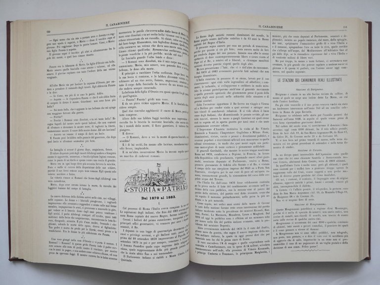 IL CARABINIERE copia anastatica del 1883 rivista 1981 arma giornale …