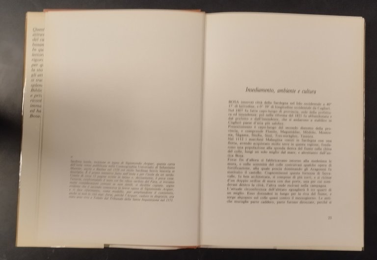 IL CASTELLO DI BOSA a cura di Salvatorangelo Spanu 1981 …