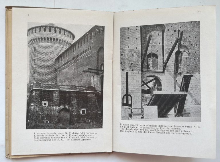 IL CASTELLO DI MILANO 64 illustrazion testo Polifilo 1925 Fratelli …