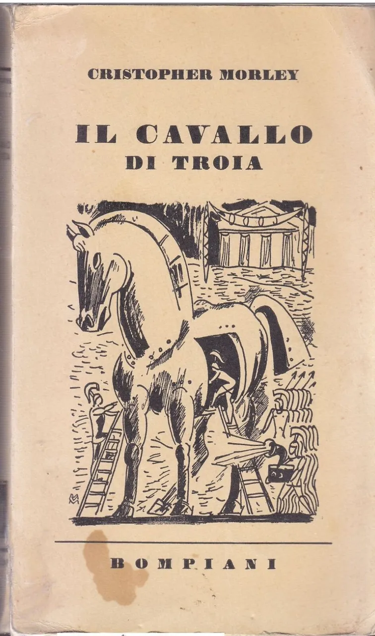 IL CAVALLO DI TROIA di Cristopher Morley 1941 Bompiani Libro … | Immagine principale