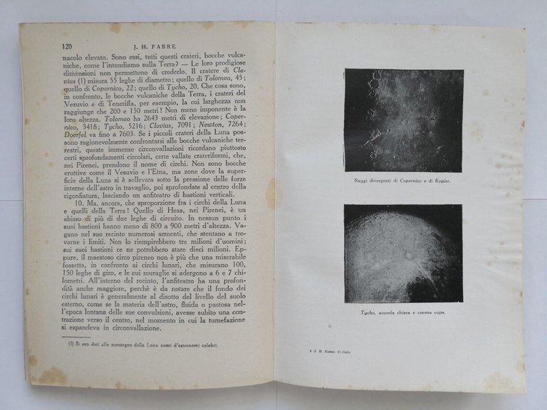 IL CIELO di J H Fabre Sonzogno Libro astronomia letture …