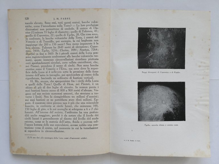 IL CIELO di J H Fabre Sonzogno Libro astronomia letture …