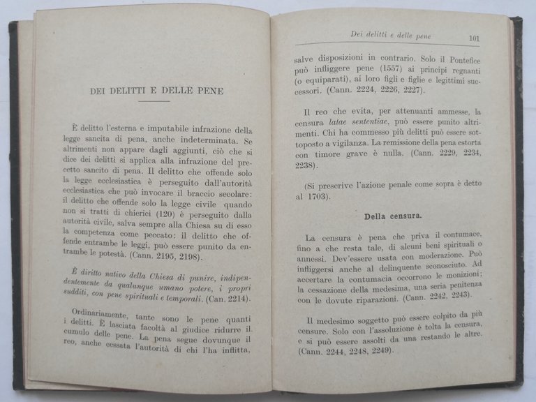 IL CODICE DEI LAICI di Mario Pistocchi 1930 Hoepli Libro …