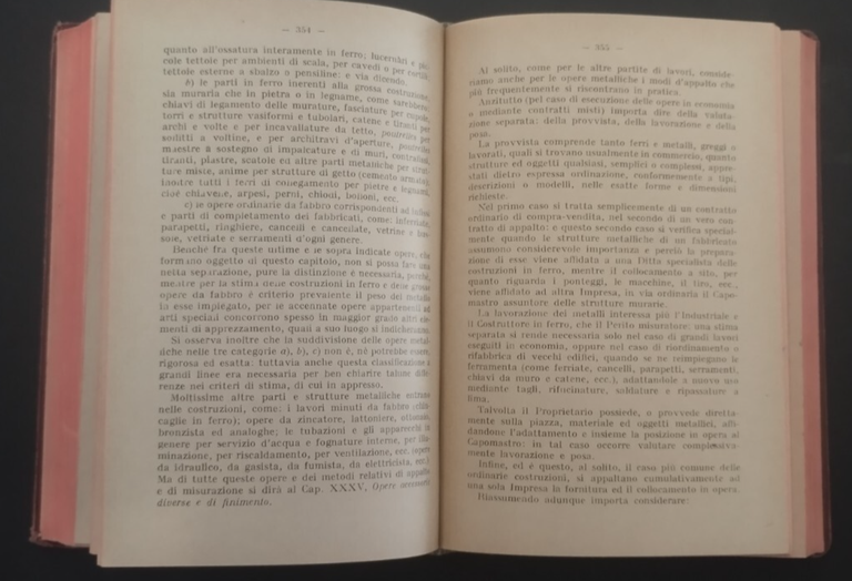 IL CODICE DEL PERITO MISURATORE di Marzocchi Marzorati 1928 Hoepli …