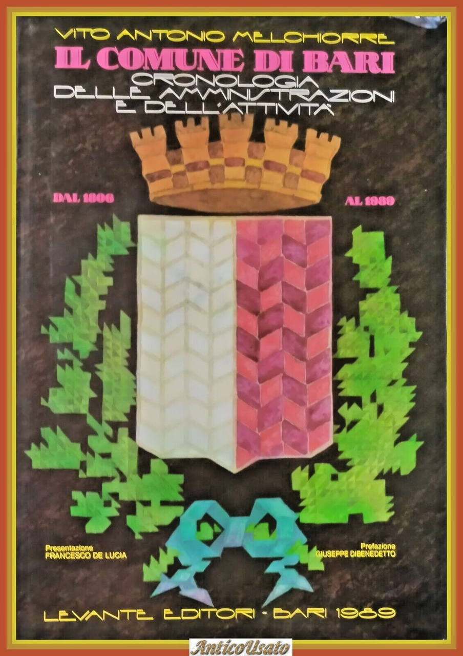 IL COMUNE DI BARI CRONOLOGIA DELLE AMMINISTRAZIONI E DELL'ATTIVITÀ 1989 …