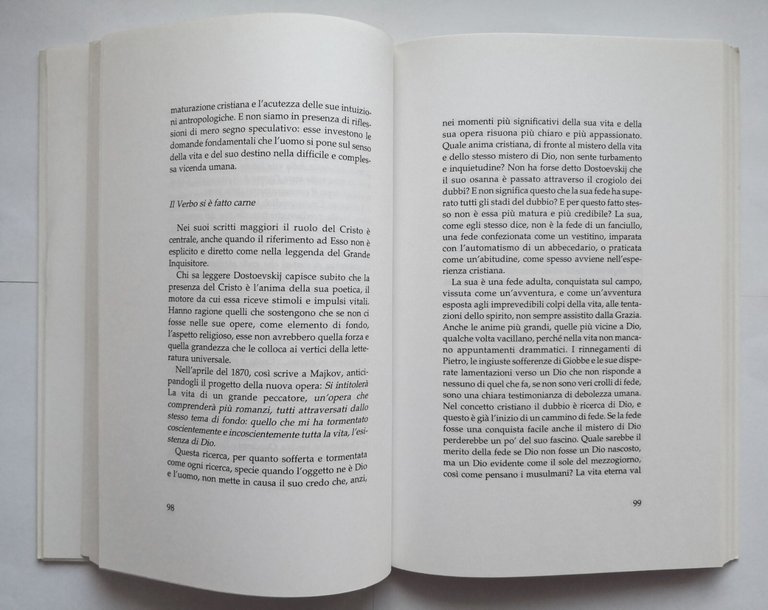 IL CRISTO DI DOSTOEVSKIJ Pasquale Ciuffreda 2000 Adriatica Dedica autografa …