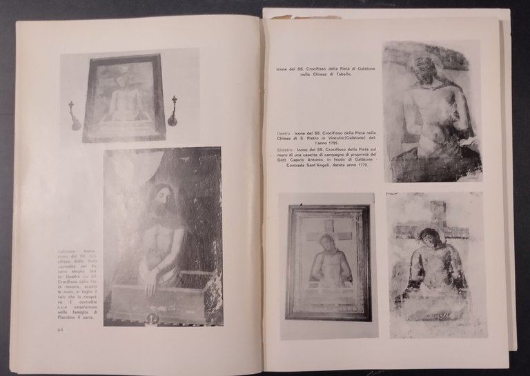IL CROCIFISSO DI GALATONE Sebastiano Fattizzo 1973 Salentina Libro Pietà …