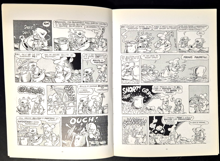 IL CUOKEN MILITAREN Sturmtruppen di Bonvi 1995 Rizzoli Libro Cucina …