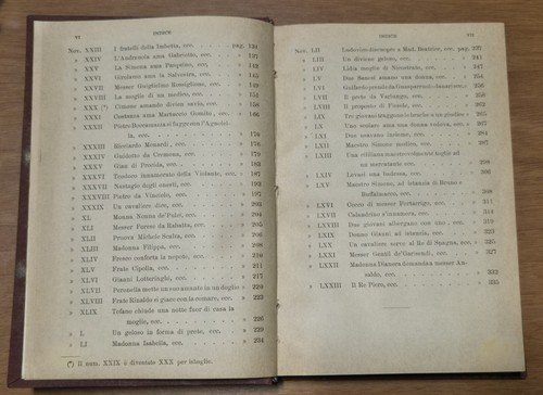 Il Decamerone di Giovanni Boccaccio 1905 Bideri Edizione Integrale note …