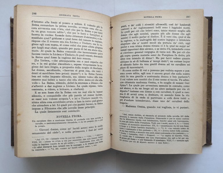 IL DECAMERONE di Giovanni Boccaccio 1924 Hoepli libro le dieci …