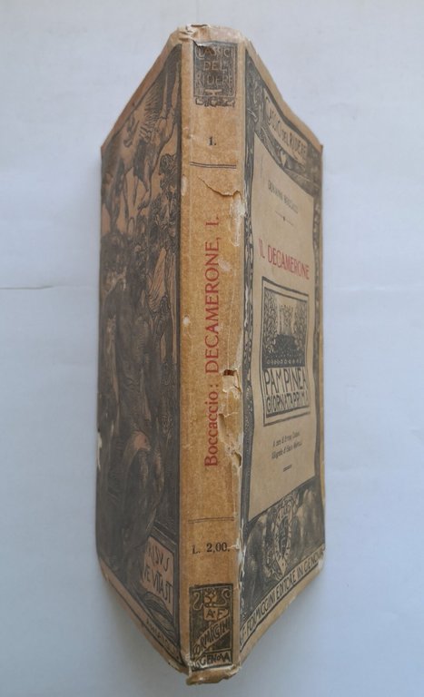 IL DECAMERONE novella prima di Giovanni Boccaccio 1913 Formiggini libro …