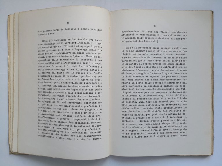 IL DISCORSO SULLE SCIENZE E LE ARTI di Rousseau 1968 …