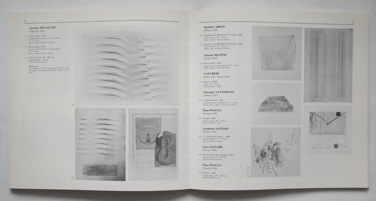 IL DISEGNO ITALIANO Catalogo 8 1988 1989 Edizioni La Scaletta …