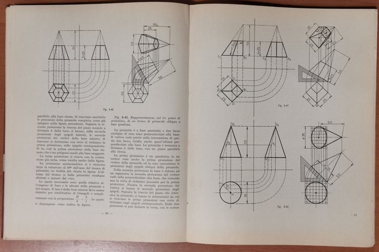 IL DISEGNO MECCANICO Volume I di Egidio Maifreni 1962 Libro … | Immagine Gallery 2