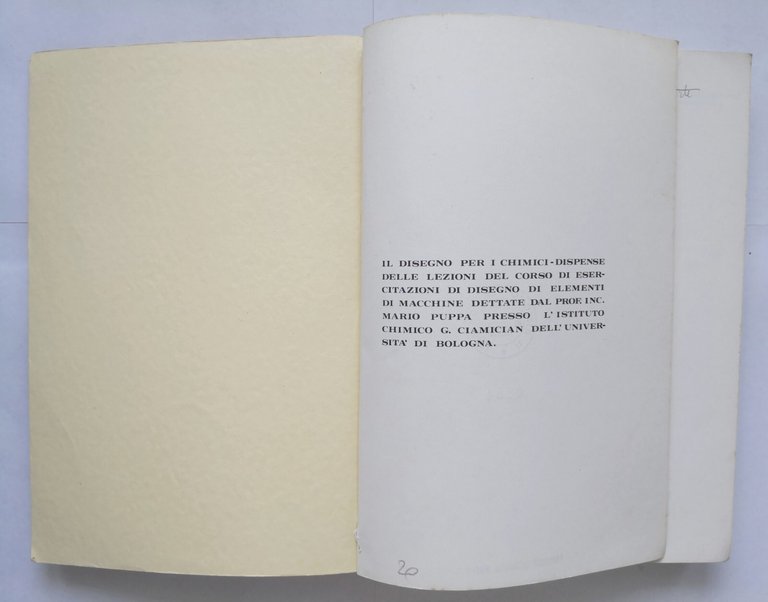 IL DISEGNO PER I CHIMICI di Mario Puppa 1974 libro …