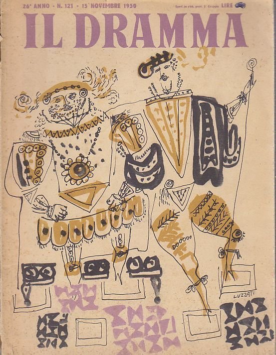 IL DRAMMA rivista teatro15 novembre 1950 - LA NOSTRA FORTUNA …