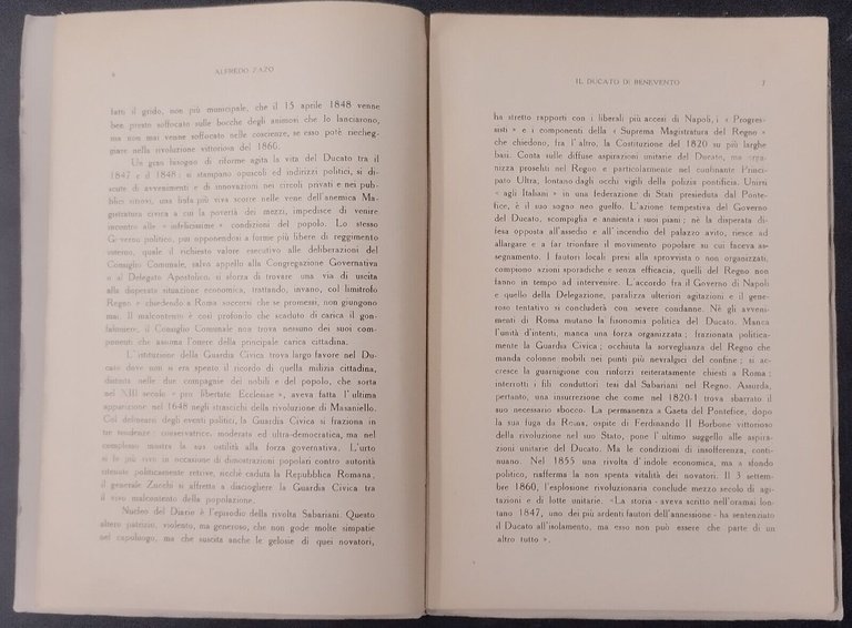 IL DUCATO DI BENEVENTO NEL 1847 1849 di Alfredo Zazo …