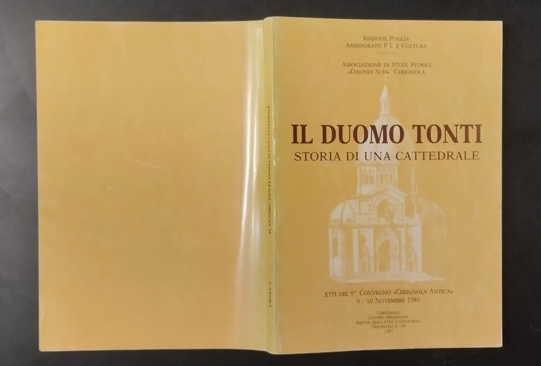 IL DUOMO TONTI STORIA DI UNA CATTEDRALE 1987 atti convegno …