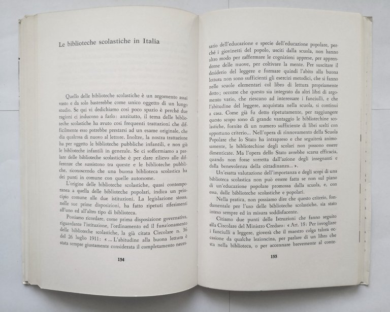 IL FANCIULLO E LE BIBLIOTECHE di Maria Rumi 1959 Giuseppe …