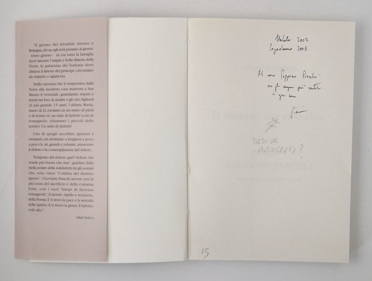 IL FARLOTTO CHE VOLÒ ALTO di Pietro Mezzapesa 2002 Giovanni …