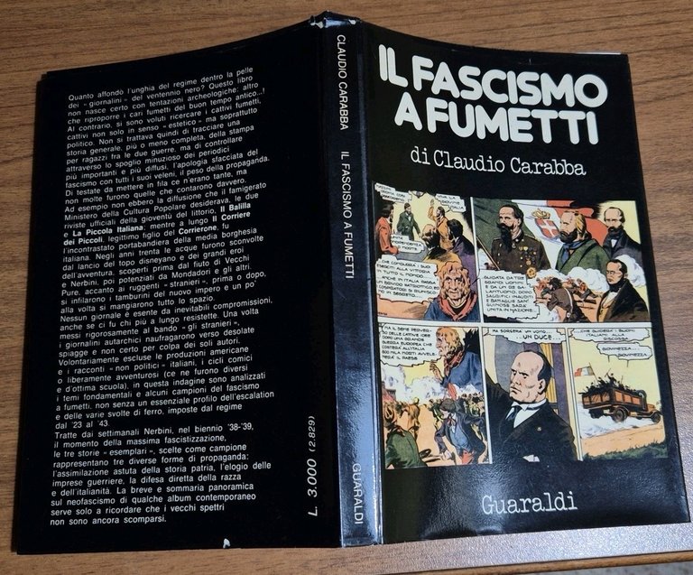 IL FASCISMO A FUMETTI di Claudio Carabba 1973 Guaraldi Libro …