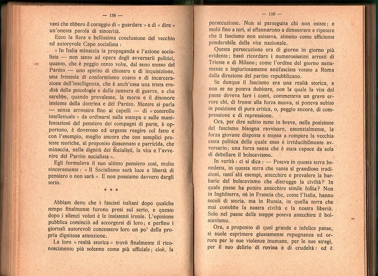 IL FASCISMO NELLA VITA ITALIANA di Pietro Gorgolini 1923 Silvestrelli …
