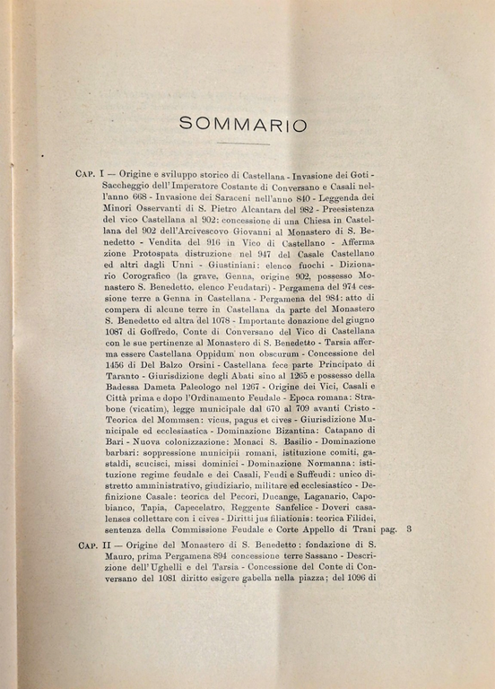 IL FEUDO DI CASTELLANA Manfridi 1935 Monastero San Benedetto Conversano … | Immagine Gallery 4