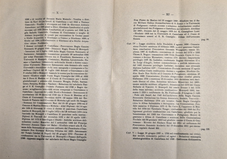 IL FEUDO DI CASTELLANA Manfridi 1935 Monastero San Benedetto Conversano … | Immagine Gallery 6