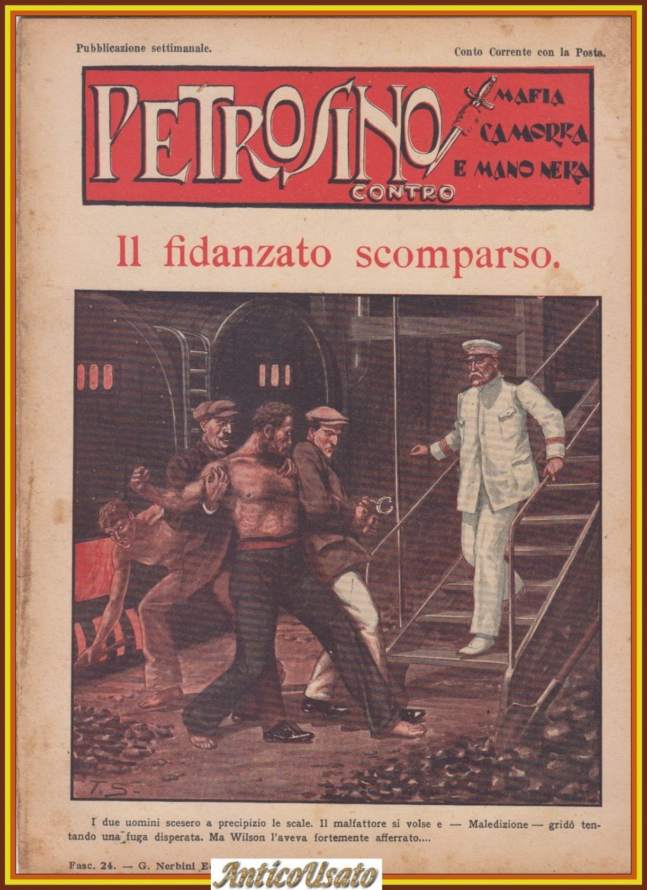 IL FIDANZATO SCOMPARSO Petrosino contro mafia camorra mano nera Fascicolo …