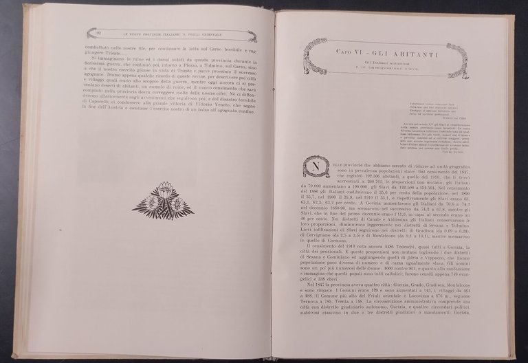 IL FRIULI ORIENTALE di Brunialti 1920 LE NUOVE PROVINCE ITALIANE …