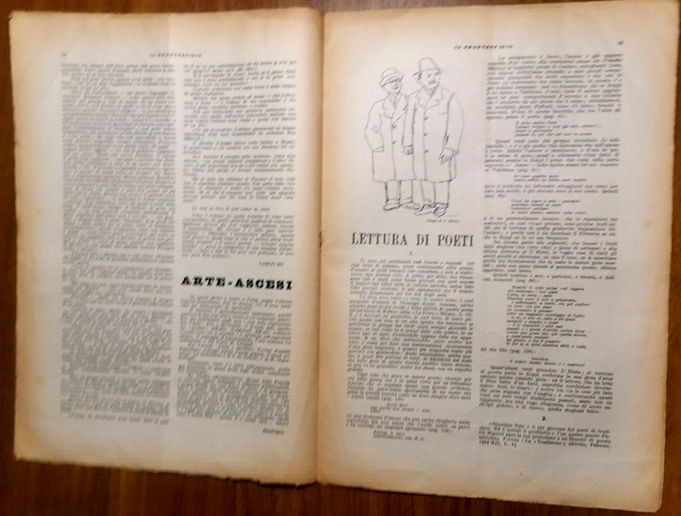 IL FRONTESPIZIO agosto 1934 Rivista letteratura Bargellini Bo Betocchi Moscato