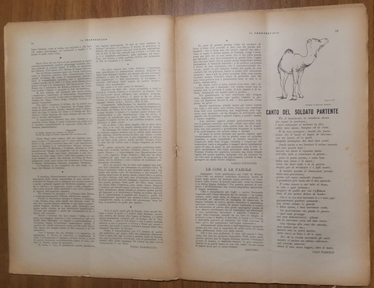 IL FRONTESPIZIO novembre 1935 Rivista letteratura Manacorda Bargellini Fallacara