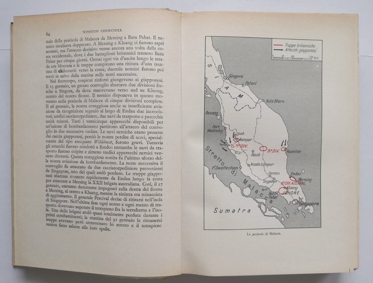 IL GIAPPONE ALL'ATTACCO di Winston Churchill 1951 Mondadori Libro II …