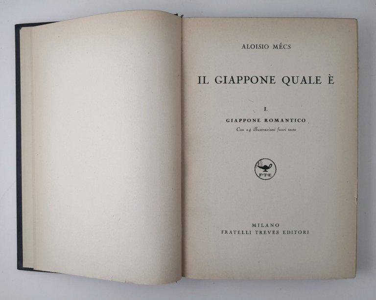 IL GIAPPONE QUALE È di Aloisio Mecs 2 volumi 1938 …