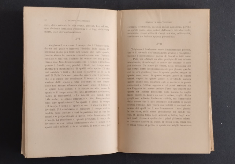 IL GRANDE INCANTESIMO di Maurizio Maeterlinck 1932 Laterza Libro universo …