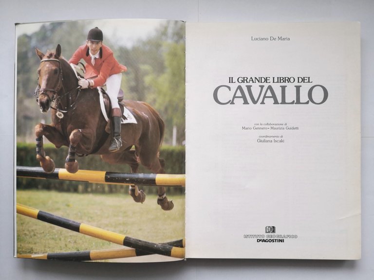 IL GRANDE LIBRO DEL CAVALLO di Luciano De Maria 1991 …