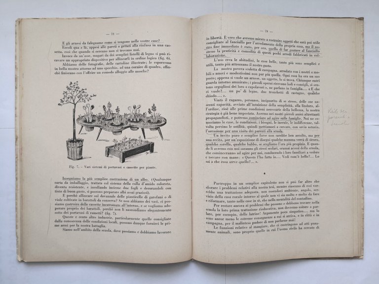 IL LAVORO NELLA SCUOLA DEL LAVORO 1941 Le Monnier Libro …