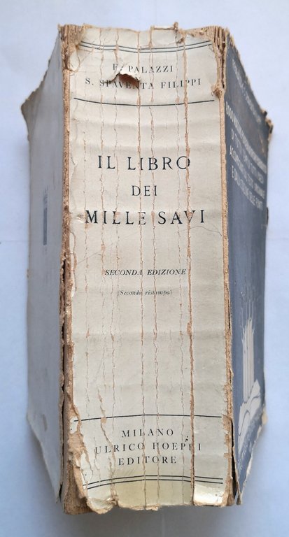 IL LIBRO DEI MILLE SAVI di Palazzi e Spaventa Filippi …