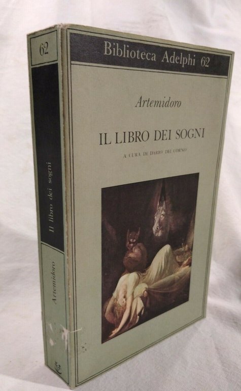 IL LIBRO DEI SOGNI DI ARTEMIDORO Adelphi Biblioteca 1975 libro