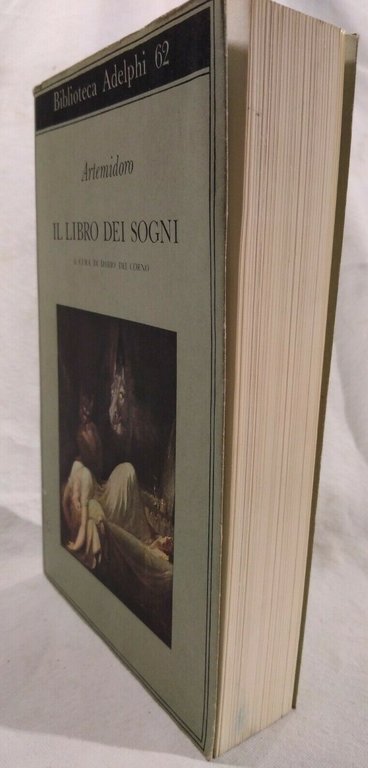 IL LIBRO DEI SOGNI DI ARTEMIDORO Adelphi Biblioteca 1975 libro