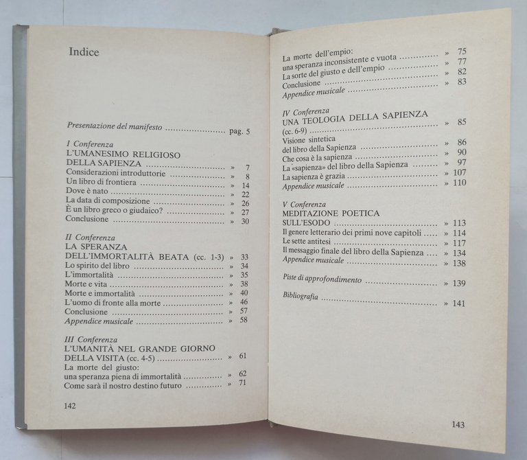 IL LIBRO DELLA SAPIENZA di Gian Franco Ravasi 1988 Dehoniane …