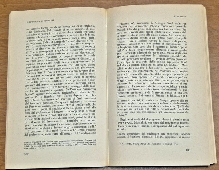 IL LINGUAGGIO DI MUSSOLINI di Augusto Simonini 1978 Bompiani Nuovi … | Immagine Gallery 3